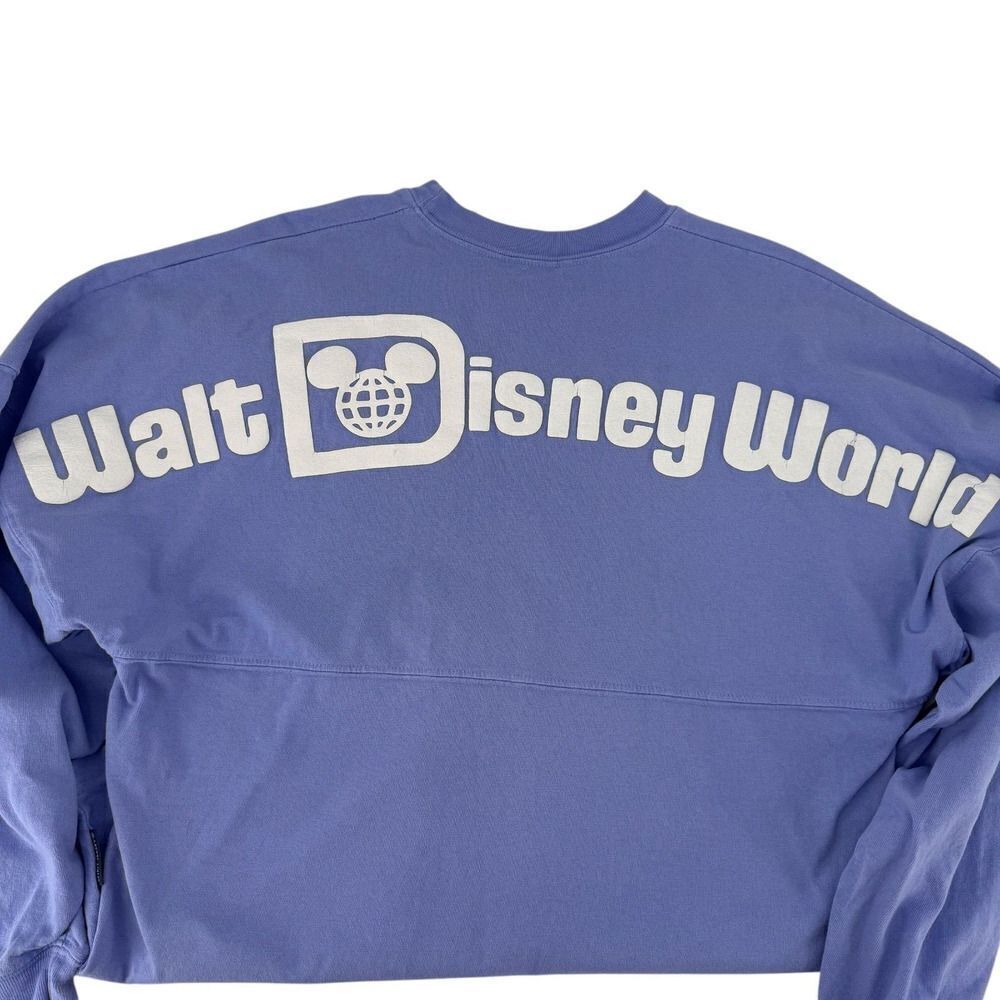 Walt Disney World Spirit Jersey Adult Size XS Purple Long Sleeve Classic Preppy